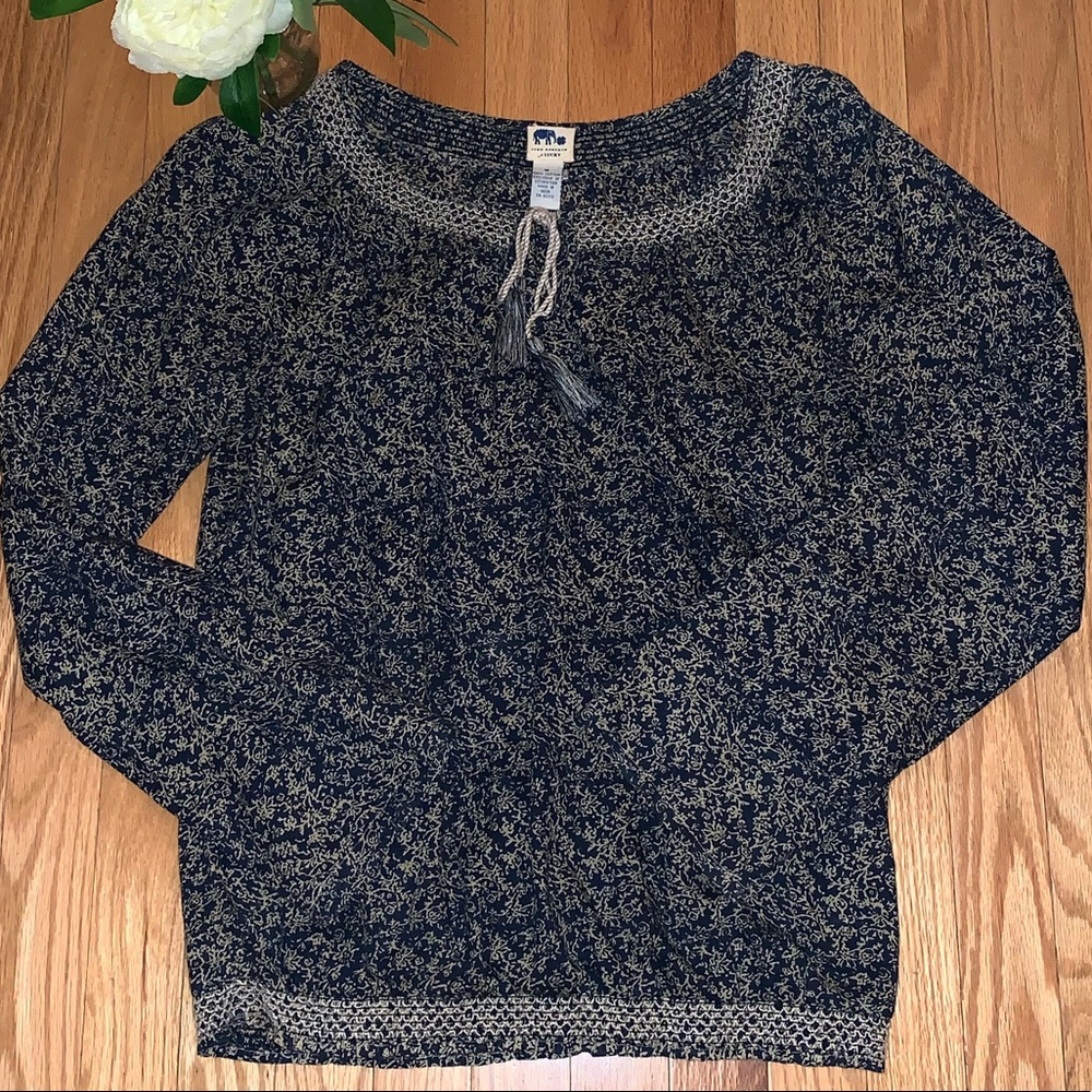 Lucky Brand Peasant Blouse